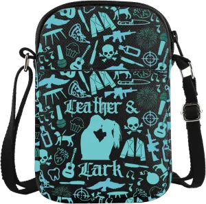 WSNANG Leather Inspired Crossbody Bag Dark Romance Lover Shoulder Bag Killer Romance Book Reader Gift Bookish Gift