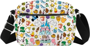 WSNANG Magic Inspired Tote Bag It's a Small World Shoulder Bag Magic Castle Tale Gift Family Trip Gift
