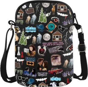 WSNANG Movie Inspired Crossbody Bag Edward Cullen & Bella Swan Fans Gift Movie Character Shoulder Bag Carlie Merch