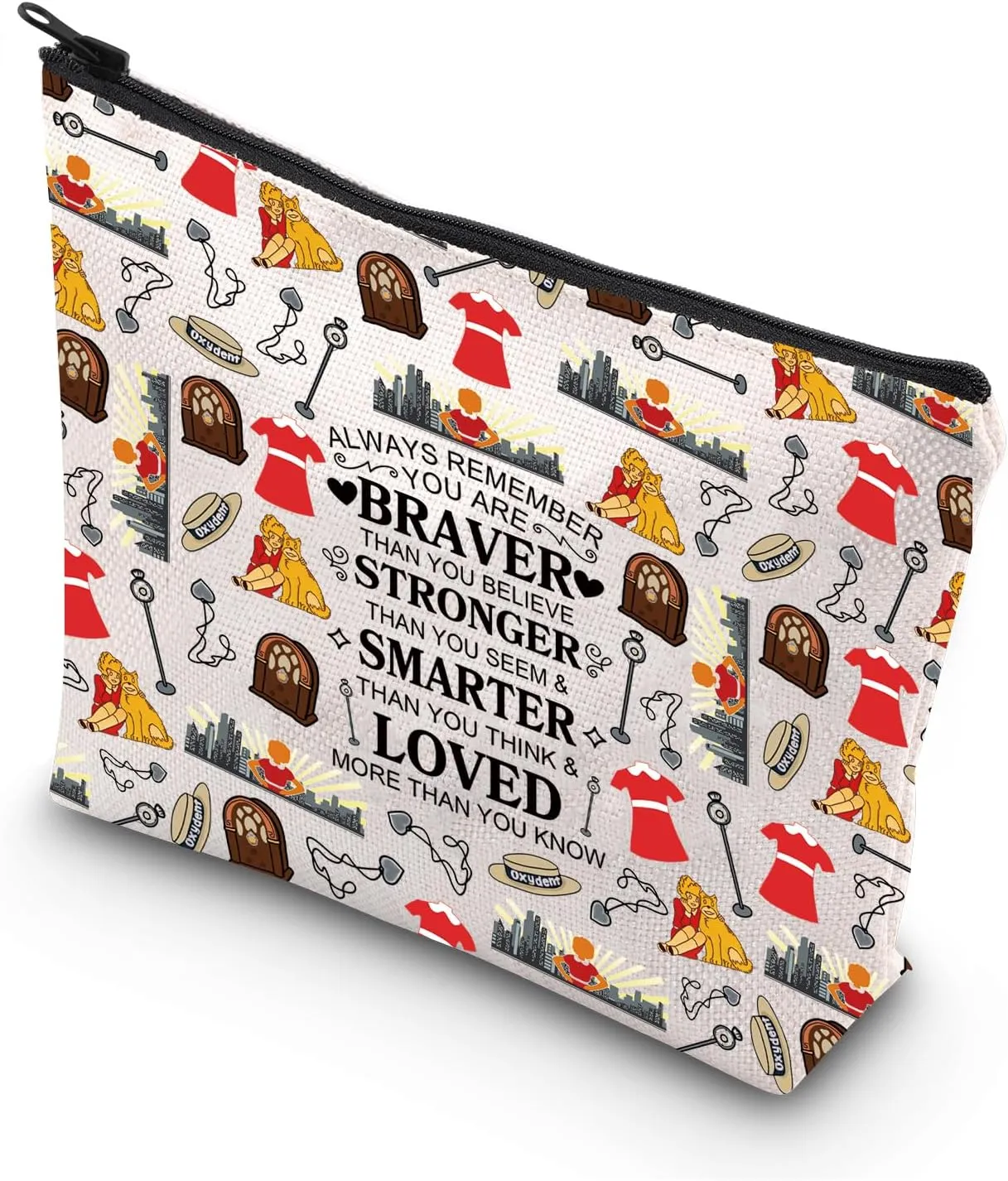 WSNANG The Musical Inspired Gift Orphan Theater Canvas Crossbody Bag Musical Theatre Fans Shoulder Bag