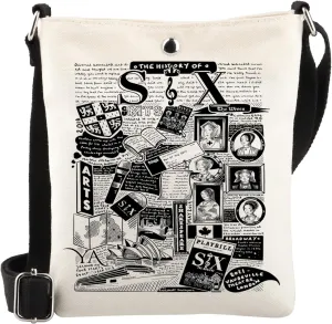 WSNANG The Musical Inspired Gift The History of Six Musical Crossbody Bag Queens Shoulder Bag Musical Theater Gift