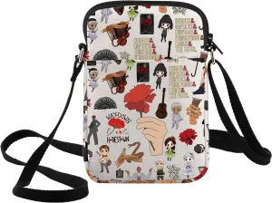 WZMPA Orpheus Musical Crossbody Bag Eurydice Fans Gift Way Down Flower Shoulder Bag Flower Drama Merch