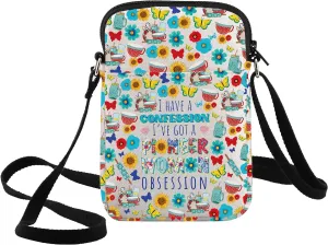 WZMPA Pioneer Crossbody Bag Independence Day Gift I Have A Confession I've Got A Pioneer Obsession Shoulder Bag Pioneer Merch