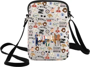 WZMPA Scotty & Benny Crossbody Bag Scotty & Benny Fans Gift The Jet Rodriguez Benny Adjustable Strap Bag Benny Baseball Merch