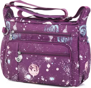YouNuo Cross body Purse, Nylon Crossbody Bags for Women with Pockets and Compartments, Waterproof Crossbody Shoulder Handbags