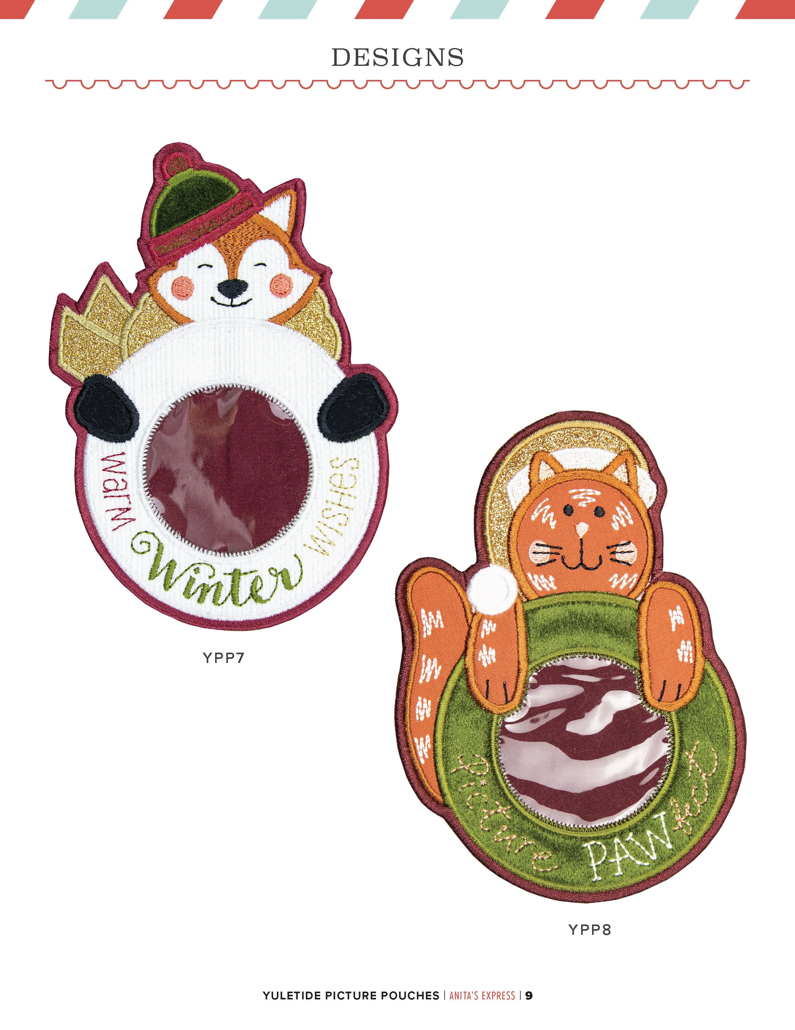 Yuletide Picture Pouches