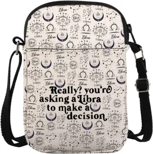 Zodiac Signs Crossbody Bag Horoscope Gift 12 Constellation Birthday Gift Astrologist Bag