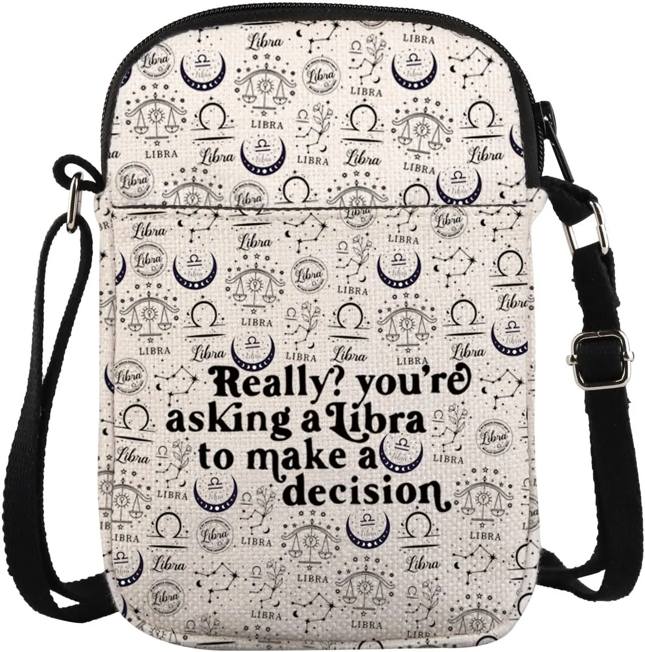 Zodiac Signs Crossbody Bag Horoscope Gift 12 Constellation Birthday Gift Astrologist Bag